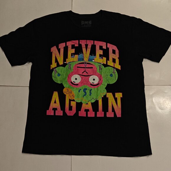 NBA Youngboy x  Never Broke Again Upside Down Monkey T Shirt Black Men's Size XL - Picture 2 of 7